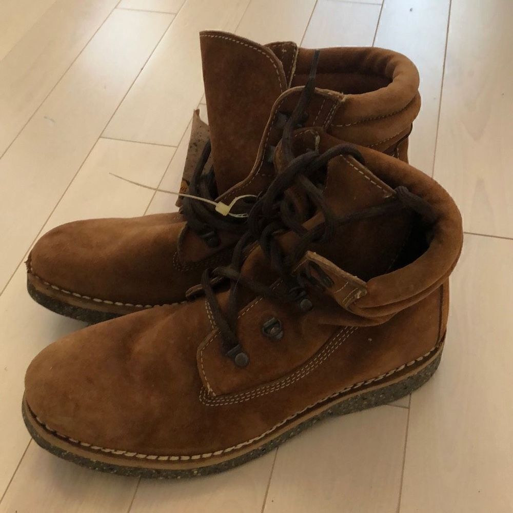 American Eagle Men's Eco Step Field Combat Boots Tan Size 9.5W
